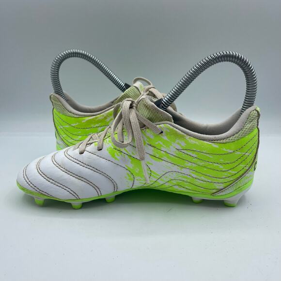 Adidas Copa 20.3 Firm Ground FG Green White Soccer Cleats Youth Kids 2.5 - Picture 6 of 8